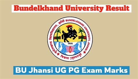 bu university jhansi result|Bundelkhand University, Jhansi .